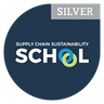 Silver badge featuring the Supply Chain Sustainability School logo.